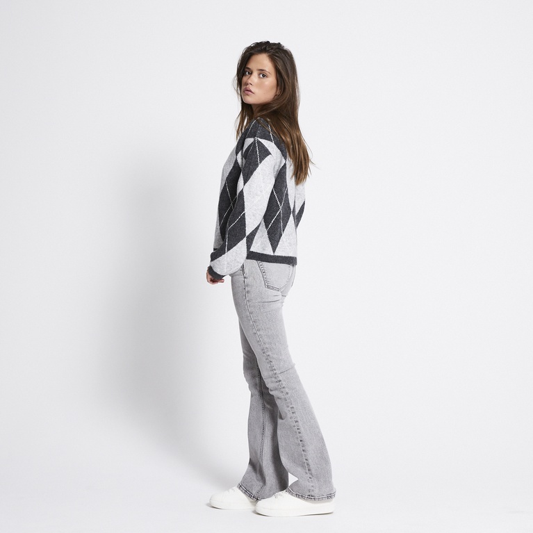 Jacquard-knit sweater "Hazel"